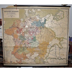 Wandkarte zur Deutschen Geschichte des 16. Jahrhunderts  (Large Pull Down Map)
